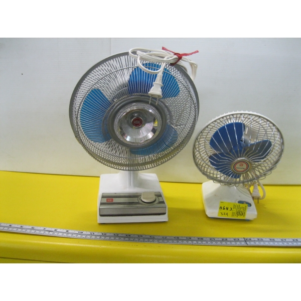 2 ELECTRIC FANS