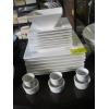 Image 2 : LG. LOT OF WHITE & BLACK DISHES - SOME CHIPPED