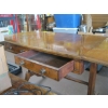 Image 4 : DROP LEAF 2 DRAWER DUNCAN PHYFE BASED ANTIQUE TABLE
