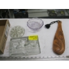 Image 2 : MISC. TIN W/STAPLER, WOODEN PADDLE, ETC.
