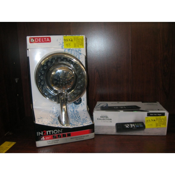 NEW USB CLOCK & A DELTA SHOWERHEAD