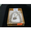 Image 2 : SILVER .925 CHARM BRACELET W/3 CHAINS, 18G