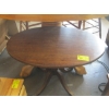 Image 2 : OVAL TOP DUNCAN PHYFE BASED SINGLE PEDESTAL OCCASIONAL TABLE
