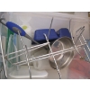 Image 2 : BOTTLE DRYING RACK STAND & 2 BINS OF MISC. ITEMS