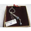 Image 1 : .925 SILVER NECKLACE W/DUMORTIERITE, IOLITE