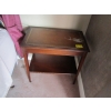 Image 1 : PAIR OF LEATHER TOP OCCASIONAL TABLES