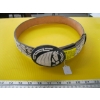 Image 2 : LEATHER WOVEN BELT W/HORSE HEAD BUCKLE