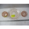 Image 2 : 3 PIECES OF PINK DEPRESSION GLASS