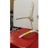 Image 1 : CARVED BONE FLYING GOOSE, SIGNED