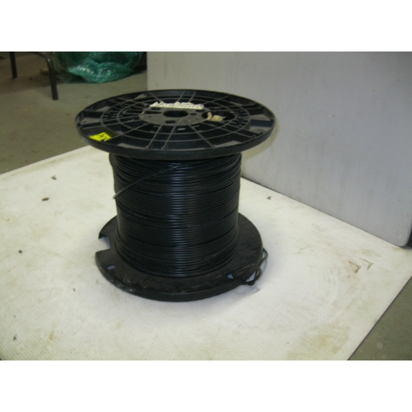 ROLL OF BLACK SINGLE STRAND WIRE