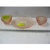 Image 1 : 3 PIECES OF PINK DEPRESSION GLASS