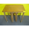 Image 1 : MCM TEAK TABLE W/2 SM. PULLOUT TABLES
