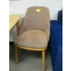 Image 1 : RED TINGE WOOD FRAMED DINING CHAIR