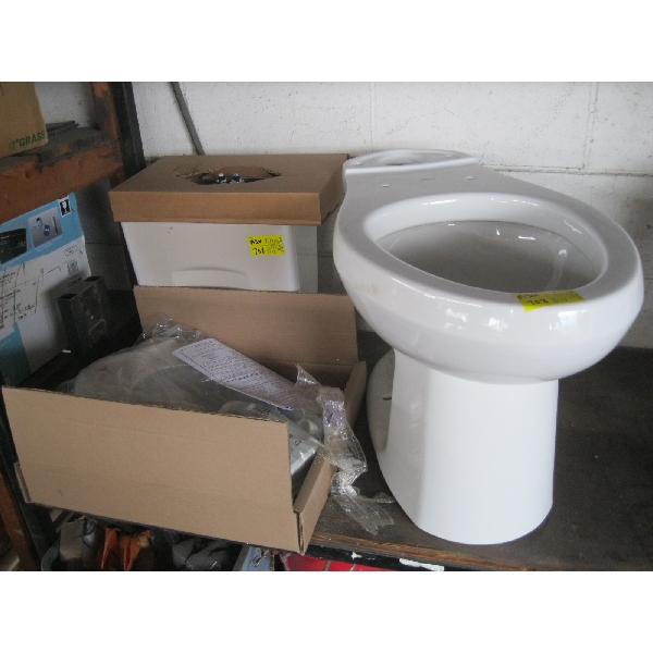 NEW AMERICAN STANDARD TOILET W/ACCESS.