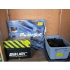 Image 1 : PAIR OF ROLLER BLADES IN BOX, HELMET, KNEEPADS & ELBOW PADS