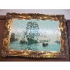 Image 1 : ORIGINAL FRAMED PAINTING OF SAILING SHIPS