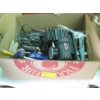 Image 1 : MISC. ANTIQUE JACK, MINI AIR COMPRESSOR, TORQUE WRENCH, ETC.