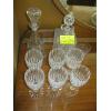 Image 1 : 2 DECANTERS & ASST. CRYSTAL GLASSES
