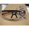 Image 2 : BLACK FRAMED CLEAR LENS HYDROSHIELD ANTI FOG SAFETY GLASSES