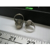 Image 2 : 2 SILVER RINGS, SZ 7 & 6