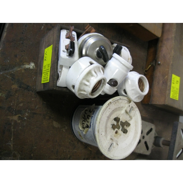 PORCELAIN ELECTRICAL FITTINGS, ETC.