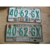 Image 1 : PAIR OF BC LICENCE PLATES
