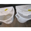 Image 2 : 2 WHITE FLOUR CONTAINERS