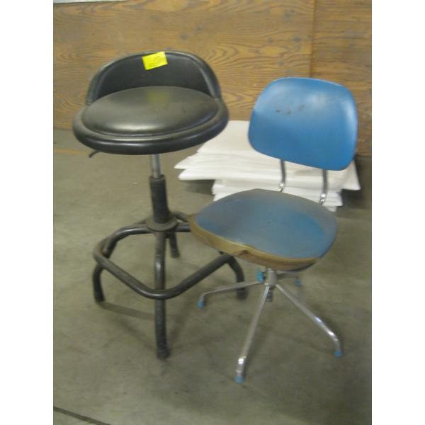 STOOL & SM. CHAIR