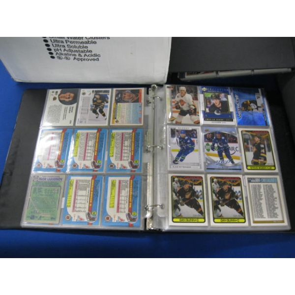 2 BLACK BINDERS OF COLLECTOR CARDS