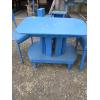 Image 2 : BLUE TABLE & 2 CHAIRS