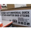 Image 2 : TMG INDUSTRIAL 3 POINT CAT ONE UNIVERISAL QUICK ATTACHMENT ADAPTER FOR SKIDSTEERS