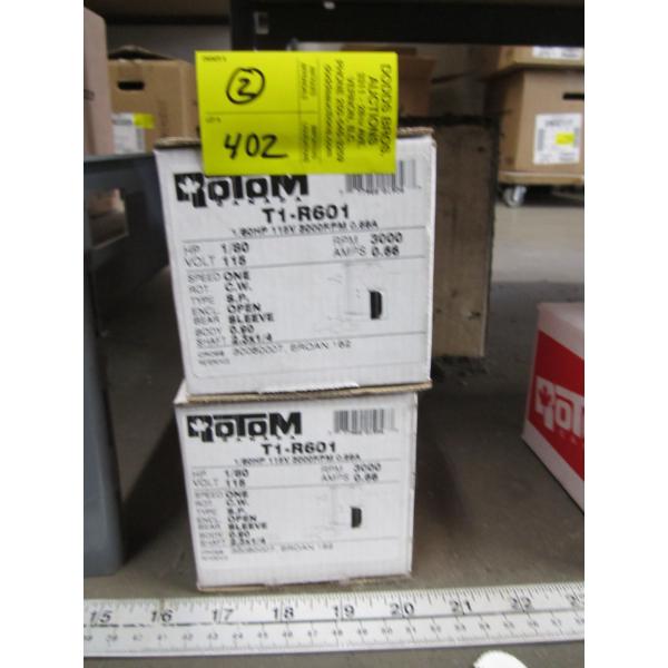 2 ROTOM MOTORS - 115V, 1/80HP