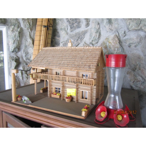 POPSICLE STICK HOUSE