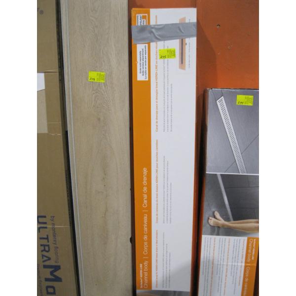 SCHLUTER-KERDI-LINE LINE CHANNEL BODY - 130 CM CENTER DRAIN