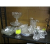 Image 1 : LG. LOT OF ASST. VINTAGE GLASSWARE