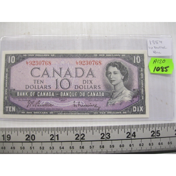 1954 $10 BILL