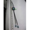 Image 3 : SILVER W/TURQUOISE STONE BOLO TIE