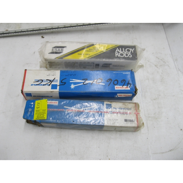 3 BOXES OF ASST. WELDING ROD