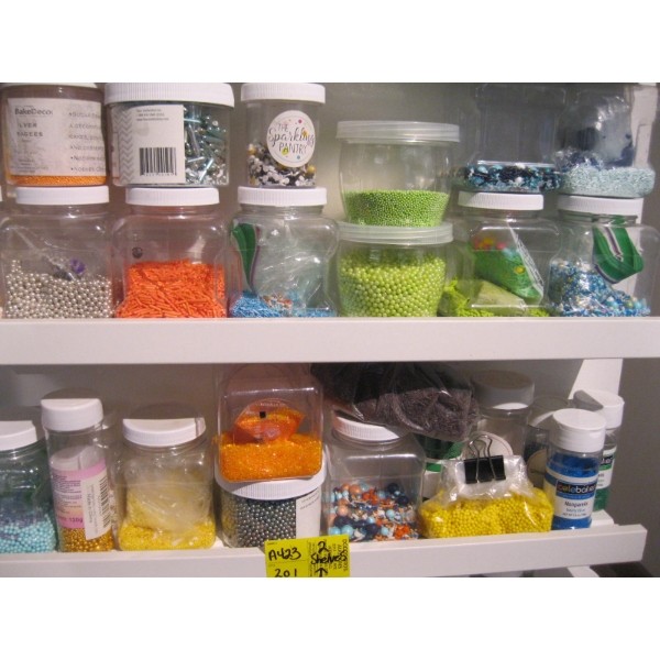 2 SHELVES OF ASST. SPRINKLES