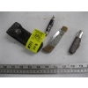Image 1 : KNIFE W/SHEATH & 2 FOLDING POCKET KNIVES
