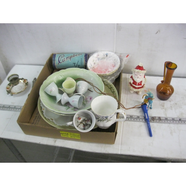 MISC. EGG CUPS, BOWLS, VASES, ETC.