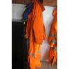 Image 1 : 2-PC ORANGE JACKET & BIB PANTS