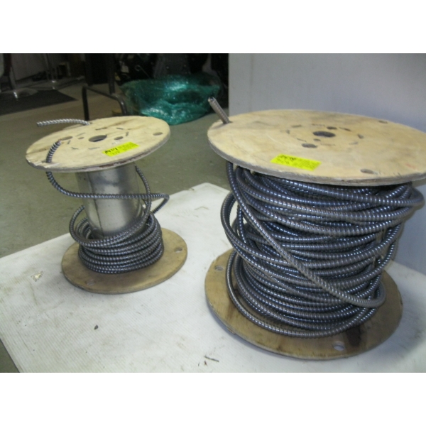 PART ROLL OF SHIELDED WIRE & SM. ROLL OF SHIELDED WIRE (MARKED SHIELDED, 10/2)
