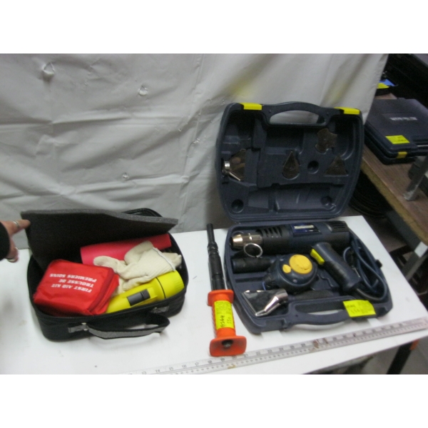 MISC. REMINGTON POWER HAMMER, SAFETY KIT & MASTERCRAFT HEAT GUN