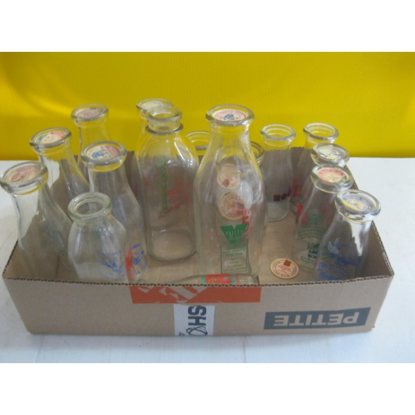 VINTAGE MILK BOTTLES