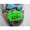 Image 4 : TURQUOISE & SILVER NAVAJO BOLO TIE