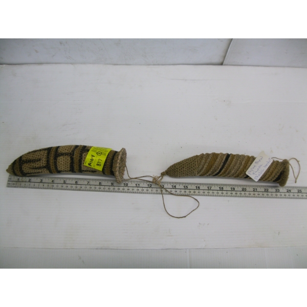 2 PAPUA NEW GUINEA PHALLIC BASKETS