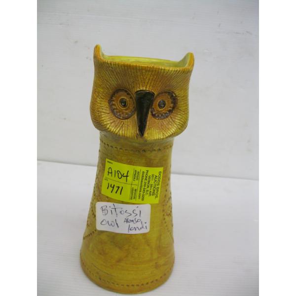 BITOSSI ALDO LANDI OWL POTTERY VASE