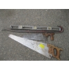 Image 1 : HANDSAWS, PRYBAR & LEVEL
