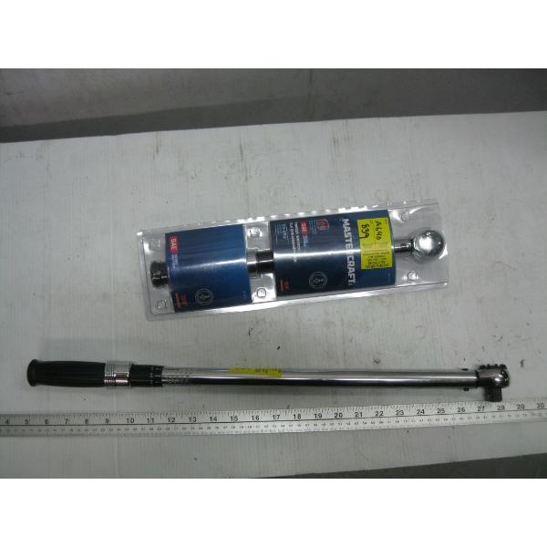 MASTERCRAFT 1/2" DRIVE & MASTERCRAFT 3/8" DRIVE TORQUE WRENCHES